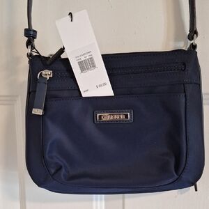 Calvin Klein Navy Crossbody Bag.  $88 MSRP.